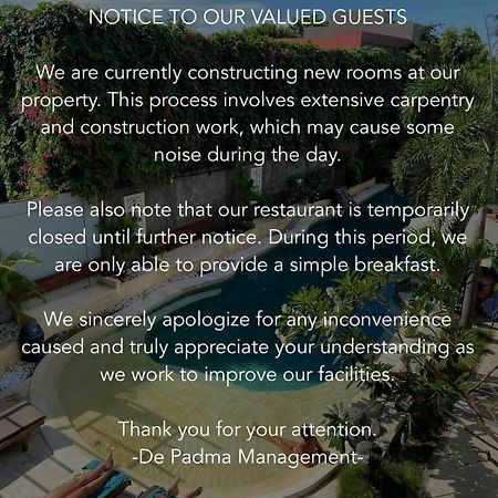 De Padma Gili Air Hotell Exteriör bild