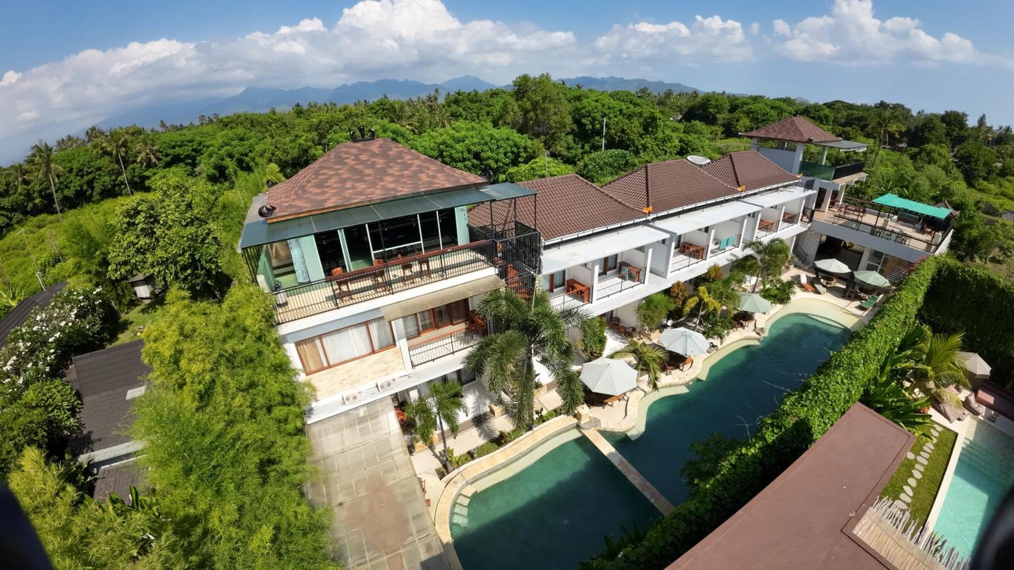 De Padma Gili Air Hotell Exteriör bild